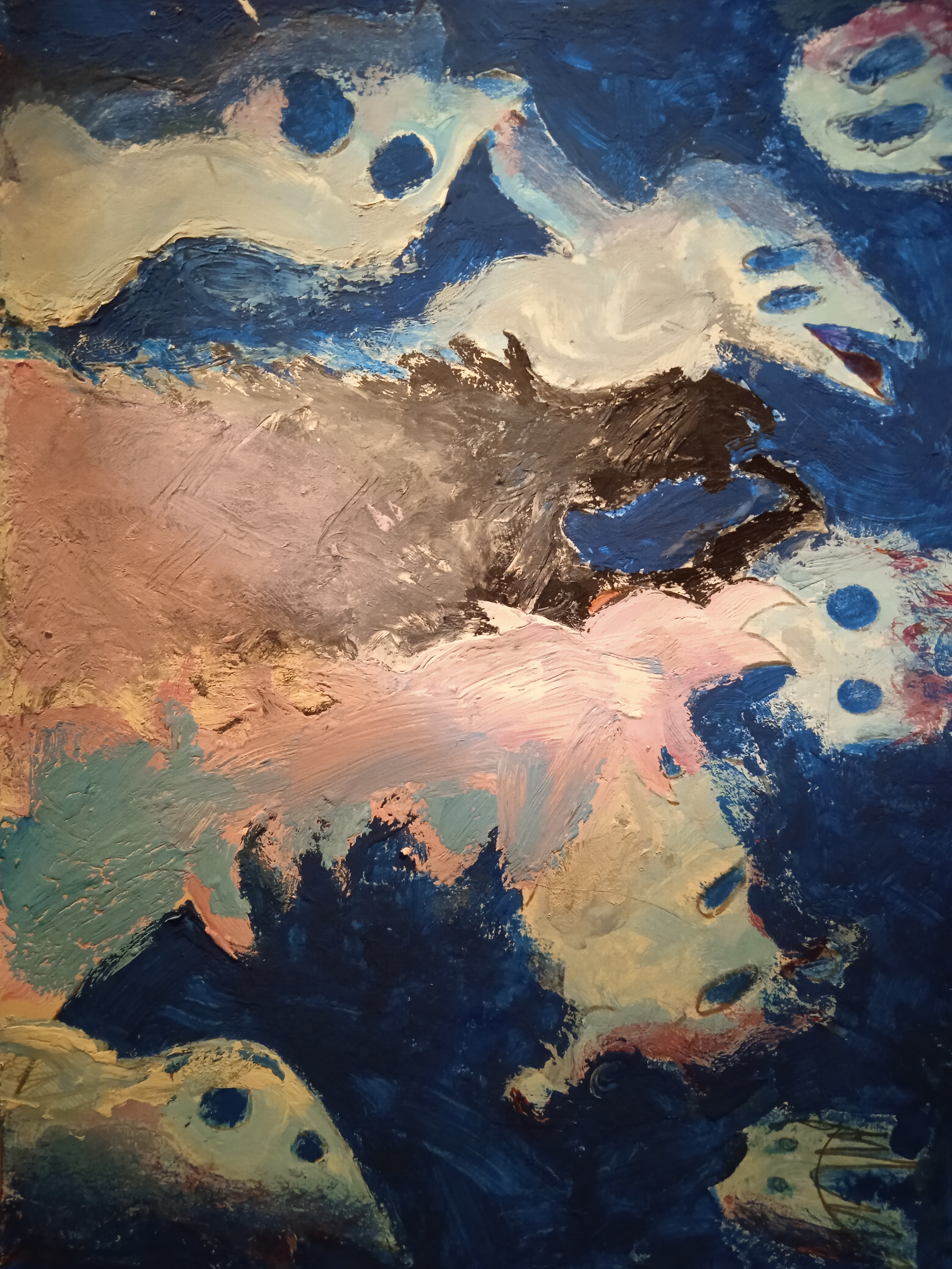the current state of the painting
